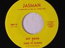 SUGAR PIE DESANTO: Git Back / Strange Feeling 45 rare Funk