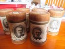 6 RARE BROWN CASED EARLY 1900'S THOMAS EDISON CYLINDER PHONOGRAPH RECORDS