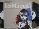 LES MISERABLES- Cast Recording Soundtrack 2-LP Musical 1985 Vinyl Colm Wilkinson