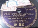 FOX-TROT /VALS 78 RPM. MARGARITA CUETO (Mexican Singer) /ORQUESTA VIVA-TONAL