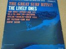 THE GREAT SURF HITS THE LIVELY ONES LP DEL FI RECORDS