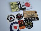 TAPES FLYER STICKER PATCH JAPAN FRENCH USA OI ISD SKINHEAD ROCK O RAMA REBELLES