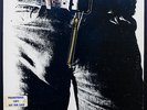 THE ROLLING STONES THE STICKY FINGERS US ORIG’71 PROMO WHITE LABEL STICKERS