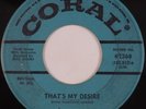 THE EXOTICS: That’s My Desire CORAL Doo Wop Soul ORIG PROMO 45 Rare HEAR