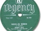 Rare BOBBY DAY Rock'n Roll 78 RPM Record. Rock-In Robin/Over & Over