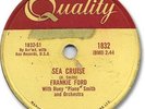 1959 FRANKIE FORD Rock'n Roll 78 RPM Record. Sea Cruise