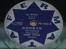 CHUBBY CHECKER 1962 Popeye/ Limbo Rock RARE Twist 10”  78 RPM Ex BRAZIL