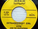VITO & SALUTATIONS doowop 45 EENIE MEENIE EXTRAORDINARY GIRL on HERALD e8339