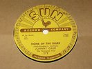 Home of the blues /  Give my love to Rose   Johnny Cash on  SUN  1958  78  NEW