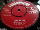 Beatles Love Me Do.Orig UK  red label 7inch 45 quality copy 1/G B SIDE  Ex plus