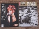 MYLENE FARMER 2 LIVRES BELLE DE SCENE. INSIDE OF MUSIC N°1 CALIFORNIA XXL