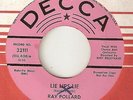 RAY POLLARD Lie Lips Lie DECCA PROMO  NORTHERN SOUL 45