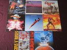 8 HARDROCK LPs  Guns N' Roses, Budgie, Judas Priest, Frehley's Comet, W.A.S.P...