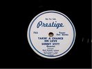 Jazz/Bebop Prestige 722 PROMO 78 RPM Sonny Stitt Sonny Side Taking a Chance (E-)