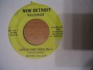 RARE DETROIT FUNK 45 - Johnnie Walker - Love At The First Taste on NEW DETROIT