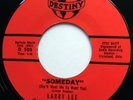 LARRY LEE & LEESURES 45 Someday / I Get So Lonely DOO WOP Original e7241