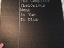 The Complete Thelonious Monk At The It Club 4xLP Boxset Numbered