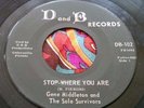 Ripping Mod Northern Soul Dancer 45 Gene Middleton Stop Where You Are EX HEAR