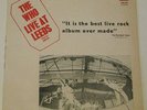 THE WHO ISRAELI live at  leeds DIFFERENT WHITE SLEEVE RED POLYDOR EX/EX Israel