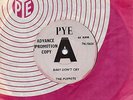 THE PUPPETS baby don't cry*shake with me 1964 UK PYE PROMO RARE BEAT 45