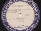 78rpm SPEAK-O-PHONE RECORDING ETHEL MERMAN RARE 1938 