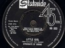 SYNDICATE OF SOUND little girl SS 523 1st uk press stateside 1966 7