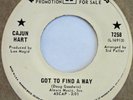 CAJUN HART Got To Find A Way WARNER BROS. 45 northern soul NM orig. 1969 7”