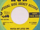INVITATIONS Watch Out Little Girl MGM 45 rare northern soul Near Mint 7”