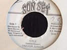 Trevor Junior - Title Very rare Jamaican 1984 original in great condition