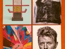 David Bowie Sotheby Auction Set 4 Cards Rare (not CD LP 7')