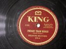 DELMORE BROTHERS -Bopper 78 RPM - Freight Train Boogie / Somebody Else