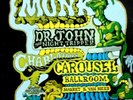 Thelonius Monk Dr John The Charlatans - Original 1968 Concert Poster. VG.