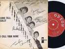 THE BEATLES Long Tall Sally Norwegian 45PS 1964 Red Odeon