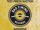Mansions 'New Best Friends' Vinyl TEST PRESS (1 of 5) BTR-005