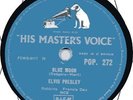 5 78rpm RECORDS BY ELVIS PRESLEY inc BLUE MOON,HEARTBREAK HOTEL & ALL SHOOK UP