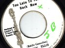 ALTON ELLIS/SKINHEAD REGGAE/GIANT Orig JA 45/TOO LATE TO TURN BACK NOW..EX