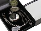 BOB DYLAN Signed Pocket Watch Autographed and Glass Guitar Keyring Gift Case