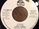 Leon Thomas L-O-V-E 45, NORTHERN SOUL Flying Dutchman Promo, NM-