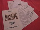 CARTELLA STAMPA PROMO ORIG AC/DC AC DC ROCK OR BUST WORLD TOUR 9 7 2015 IMOLA