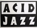 ACID JAZZ logo Large POSTER new rare 
