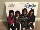 KISS - Lick It Up Vinyl LP Record - SIGNED COVER by Paul Stanley & Gene Simmons