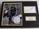 Pete Best SIGNED autograph 16x12 photo display The Beatles Music AFTAL COA