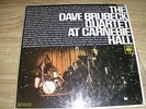 THE DAVE BRUBECK QUARTET AT CARNEGIE HALL,VERY RARE MADE IN S.RHODESIA 2/REC,EX