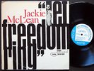 JACKIE MCLEAN Let Freedom Ring LP BLUE NOTE BST 84106 US 1967 RVG Walter Davis