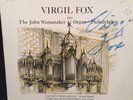 SIGNED AUTOGRAPHED Virgil Fox plays Wanamaker Organ LP NM 35mm 1964 Classical