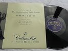 Columbia 33CX 1286  Johanna Martzy J.S. Bach Violin Sonatas Vol.1 SUPERB N MINT