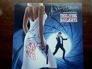 JAMES BOND - SIGNED LP THE LIVING DAYLIGHTS - TIMOTHY DALTON/D'ABO/RHYS-DAVIES