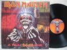 IRON MAIDEN A REAL DEAD ONE 1993 LP PICTURE & LYRIC W/IN + POSTER NM   M- Promo
