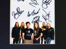IRON MAIDEN Signed Mounted Autograph Photo Prints A4 542
