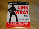 LINK WRAY THE BOTTOM LINE LONDON 21 OCT 1995 CONCERT POSTER